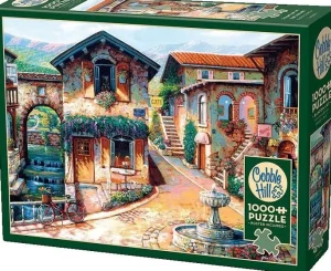 Cobble Hill: Fountain on The Square: 1000 Piece Puzzle