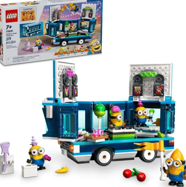 LEGO: Despicable Me 4: Minions’ Music Party Bus: 75581