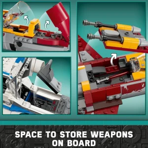 LEGO: Star Wars: New Republic E-Wing vs. Shin Hati’s Starfighter: 75364