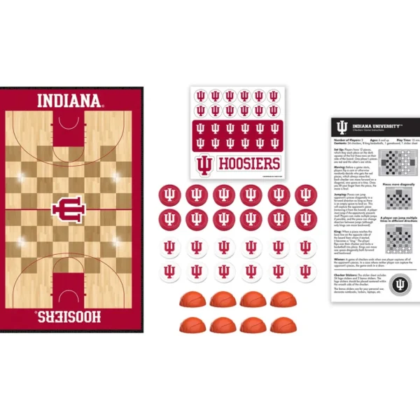 Master Pieces: Indiana Hoosiers Checkers